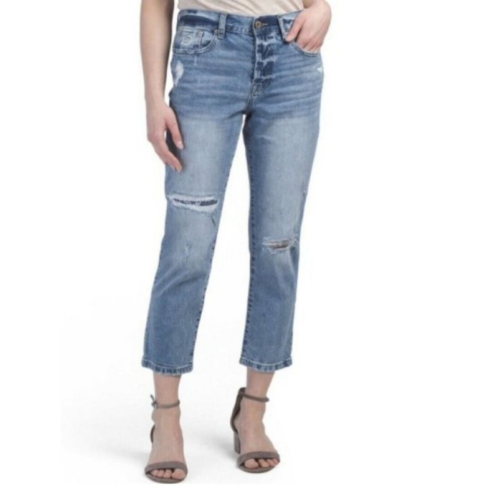 Pistola Charlie Cropped Destroyed Jeans